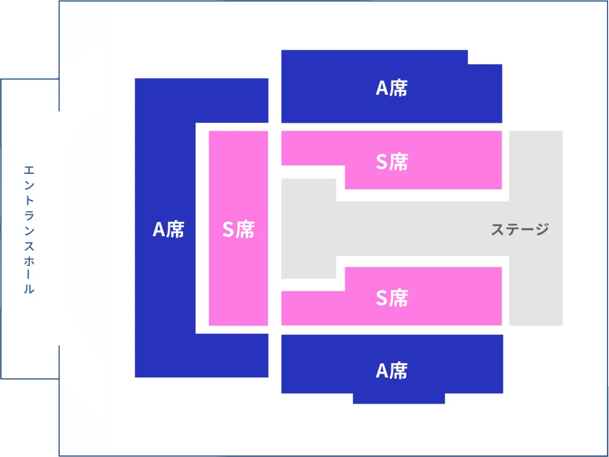 TGC北九州の座席配置